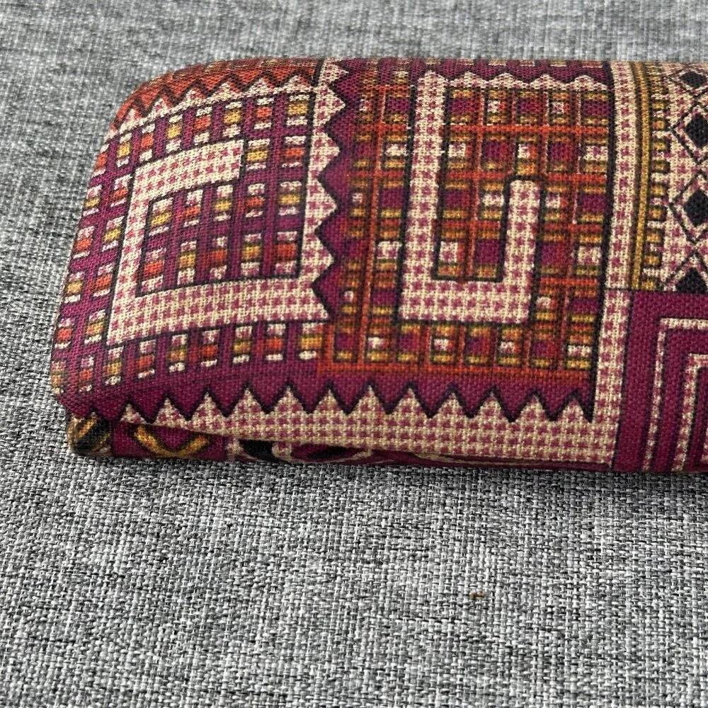 Mid Century Mod Eyeglass Case From England Geometric Retro True Vintage